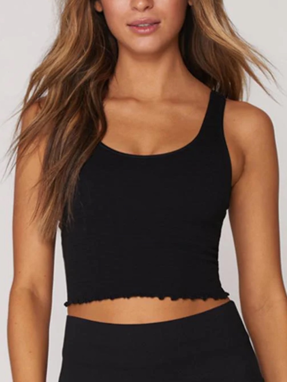 Spiritual Gangster Amor Tank in Black Sz XS/S